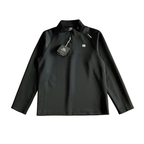 Kolon Sport Black Half-Zip Long-Sleeved Top - Picture 1 of 5
